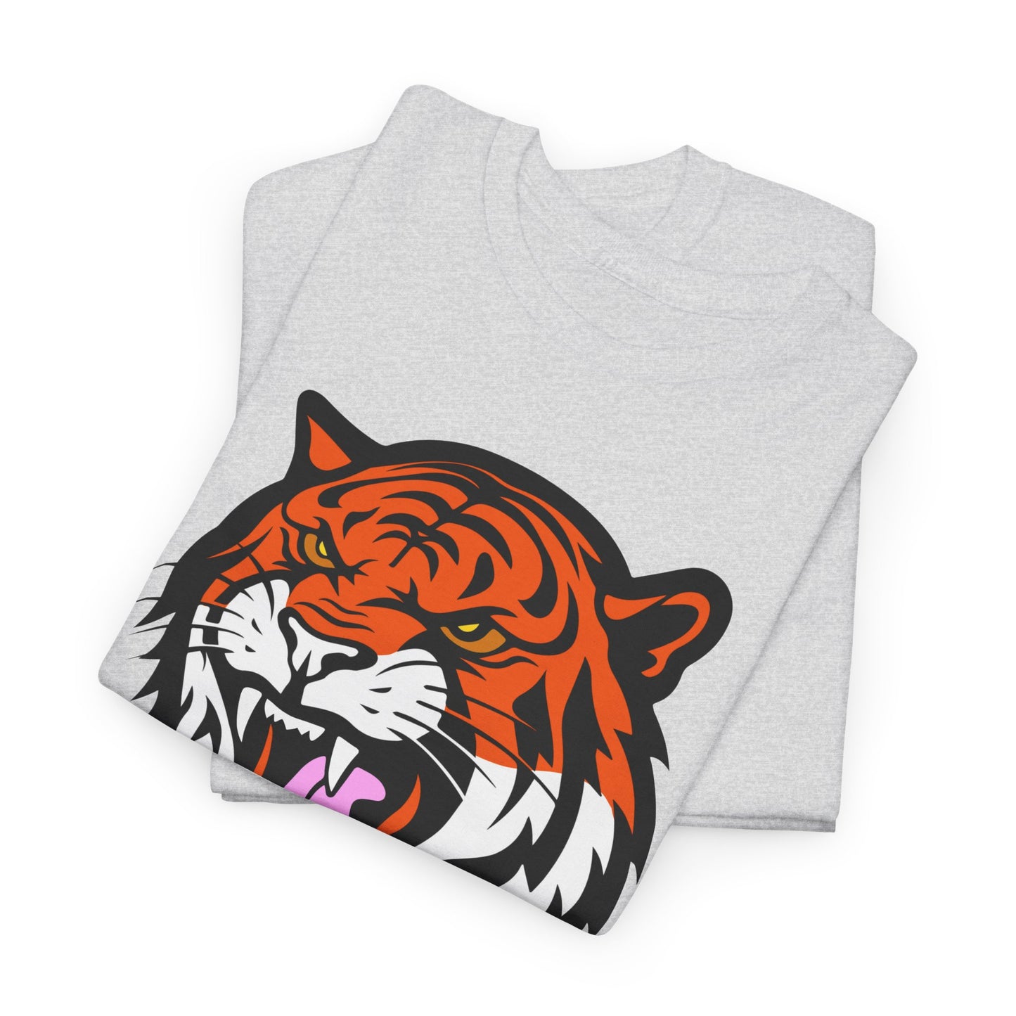 Tiger Head Team Tee - Craftee Designs & Prints 
